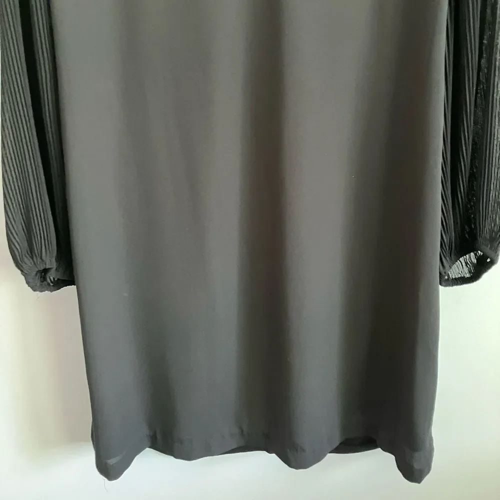 SAM EDELMAN Black Shift Dress Size 10 - Picture 3 of 11